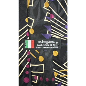 Men's Necktie Andre Gianni Silk L60" W3.75" multicolor